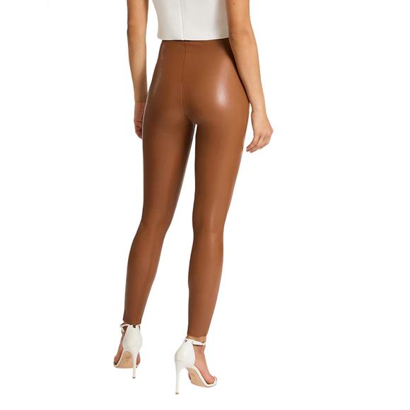 NEW COMMANDO faux leather legging in cocoa - Picture 2 of 3